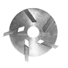 Ротор металлический с лопатками в комплекте (5 шт.) для насосов БелАК "Стандарт", "Прометей" и комплексов на базе этих насосов